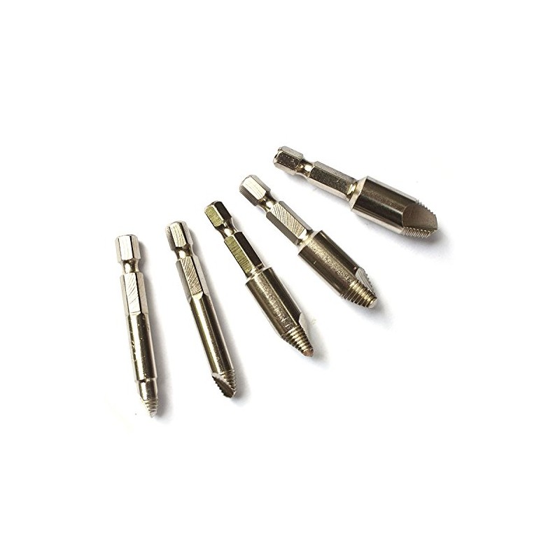 Toolzone 5 Piece Damaged Screw and Drill Bit Remover Set