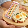 2Pcs Triangle Sandwich Container, Triangle Sandwich Container Reusable, Washable Sandwich