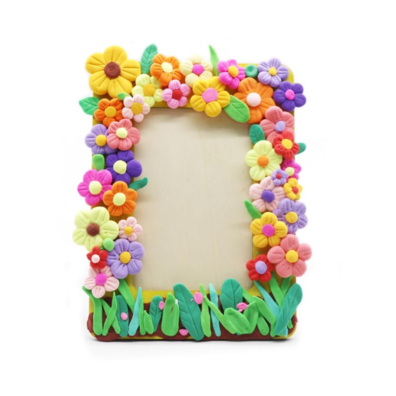 ibasenice Diy Wooden Photo Frame 20 Pcs Kid Crafts Blank