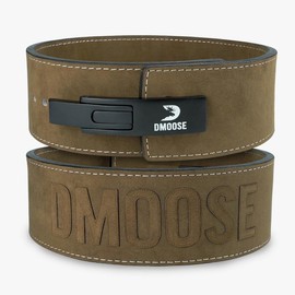 DMoose 10MM Lever Weightlifting Belt With Lumbar Support - Color: Brown, Size: S