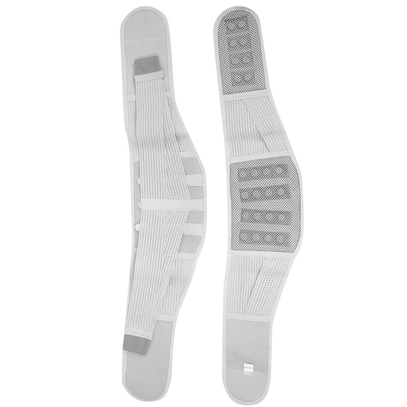 Magnetic Lumbar Support Belt Unisex Breathable Waist Lumbar Correction BraceGray