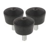 P Prettyia Rubber Feet, Monopod Leg, 3 Piece/pc with 1/4