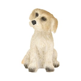 FADEDA Dog Sitting/Height: 4 cm/Hand-Painted/Detailed Nativity Scene Figures - Christmas Table Decoration Nativity Accessories