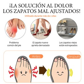 2 Pares Camilla para Zapatos, Horma para Zapatos, Resuelve el Problema Las Molestias en Los Pies Causadas por un Calzado mal Ajustado, Aliviar el Dolor de Zapatos, Apto para Zapatos de Hombre y Mujer