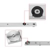 Aluminium Alloy Miter Bar, Slider Table Saw Gauge Rod T-Slot