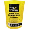 Tub O' Towels Heavy-Duty Cleaning Wipes Refill Pack, Fits 90-Count