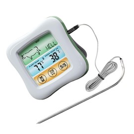 GRIRIW Touch Screen Food Thermometer Digital Thermometer for Cooking Accurate Temperature Gauge for BBQ