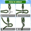 SELEWARE 6ft Adjustable Tree Swing Rope Hammock Straps Hanging Kit