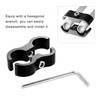 X AUTOHAUX 8 Pcs Car AN8 Hose Separator Clamp Fitting