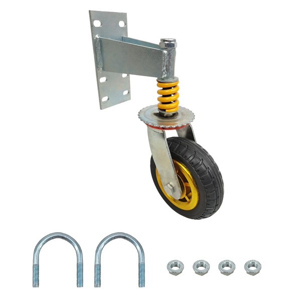 ZANURA 6" Gate Caster Wheels for Metal Swing Tube Gate