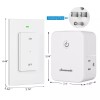 Dewenwils Wall Mounted Switch Plug In Receiver Indoor Wireless Remote