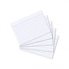 Index Cards A7 Pack of 400 Lined White 170 g/m