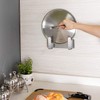 MengH-SHOP Pot Lid Holder Stainless Steel Wall Mounted Holder for