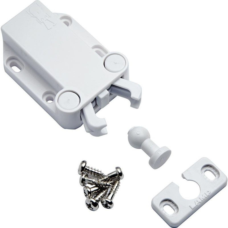 Safe Push Touch Latch Brown Standard (2-3/8" Long overall)