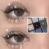 Blue Eyeshadow Palette,Blue Eye Shadow For Women,Blue Makeup Blue Glitter