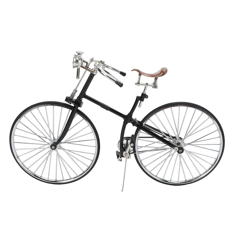 Retro Bicycle Model Retro Style 1:10 Scale Detachable Durable Metal
