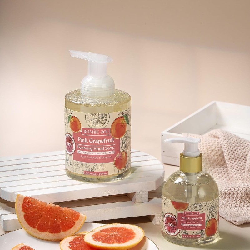 ROMIIE ZOI Foaming Hand Soap with Gift Box- Pink Grapefruit