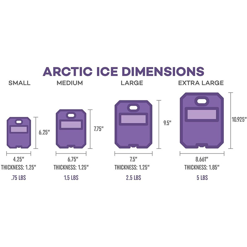 Arctic Ice Tundra Series Long Lasting Reusable Ice Pack for