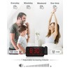 Roxicosly Projection Alarm Clock for Bedroom Ceiling, 118 dB Super