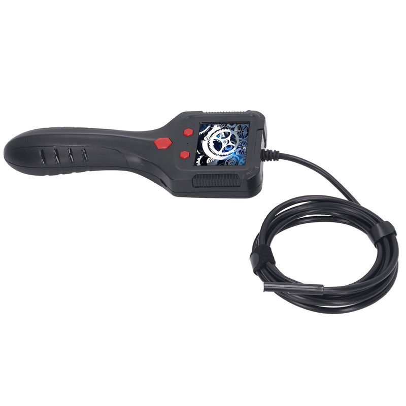 2.4in Screen Industrial Endoscope 8mm Dia Waterproof Lens Borescope Camera