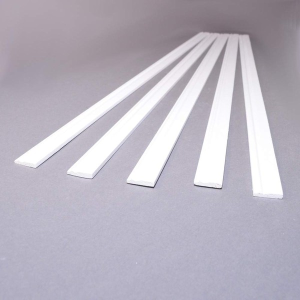 Melody Jane Dolls House White Skirting Board 17.3/4 X 1/8"