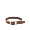 CAT Unisex Madison Genuine Leather Belt, Brown, Small