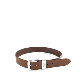 CAT Unisex Madison Genuine Leather Belt, Brown, Small