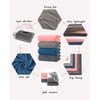 Lumimi 4-Pack Soft Microfiber Hand Towel Bundle 29" L x