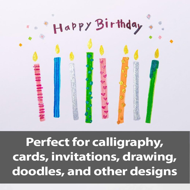 Pentel Black/Metallic Red Arts Dual Metallic Brush Pen