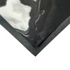 Piel de charol negro auténtico (negro, 30 x 60 cm)