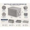 3-Pack Foldable Storage Bins with Lids, Foldable Baskets with Handles,