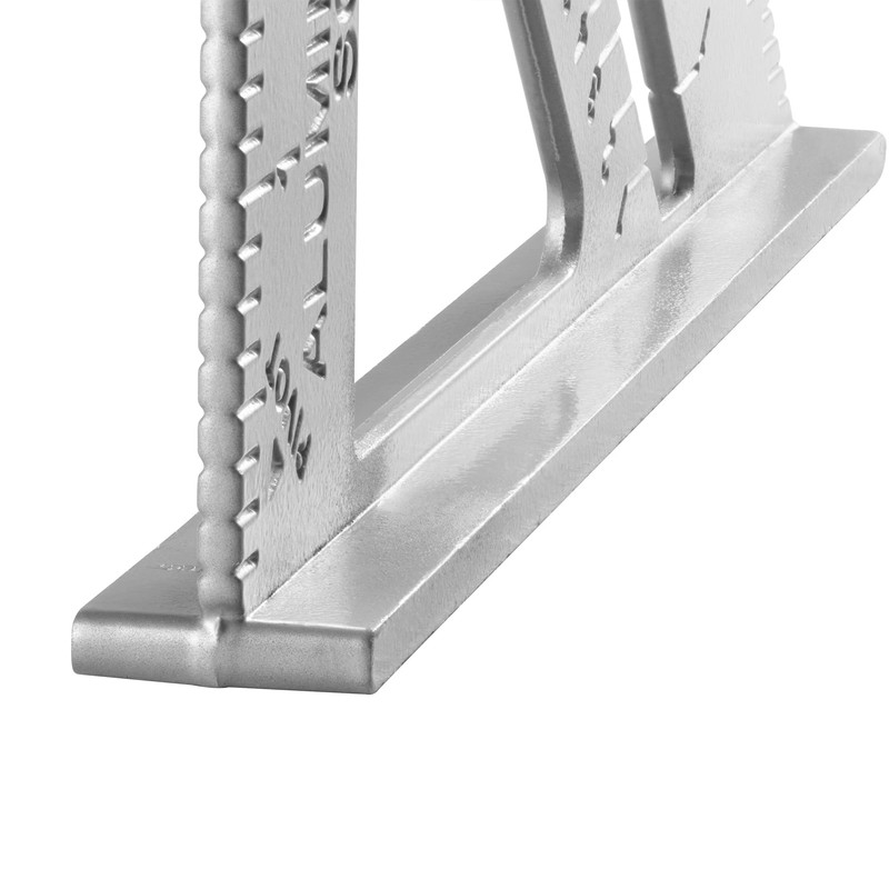 Jazooli 7" Aluminium Multifunctional Set Square Tri-Square Mitre Saw Guide