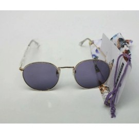 Foster Grant Gold Sunglasses With Pineapple Pouch 44102FGX500 MCV NEW