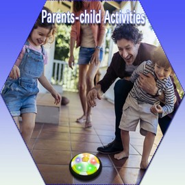 JRD&BS WINL Children's Toy, LED Hover Football, Yellow 01