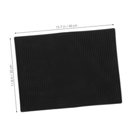 VICASKY Barber Tools Organizer Mat Non Slip Pad for Hair Stylists Durable Workstation Mat for Clippers Scissors and Salon Supplies Modern Design