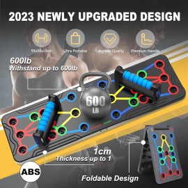 Berleng Solid Push Up Board 15 in 1 Home Workout Equipment Multi-Function