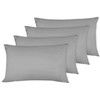 Hachette Pillow Cases 4 Pack Egyptian Cotton 200 Thread Count