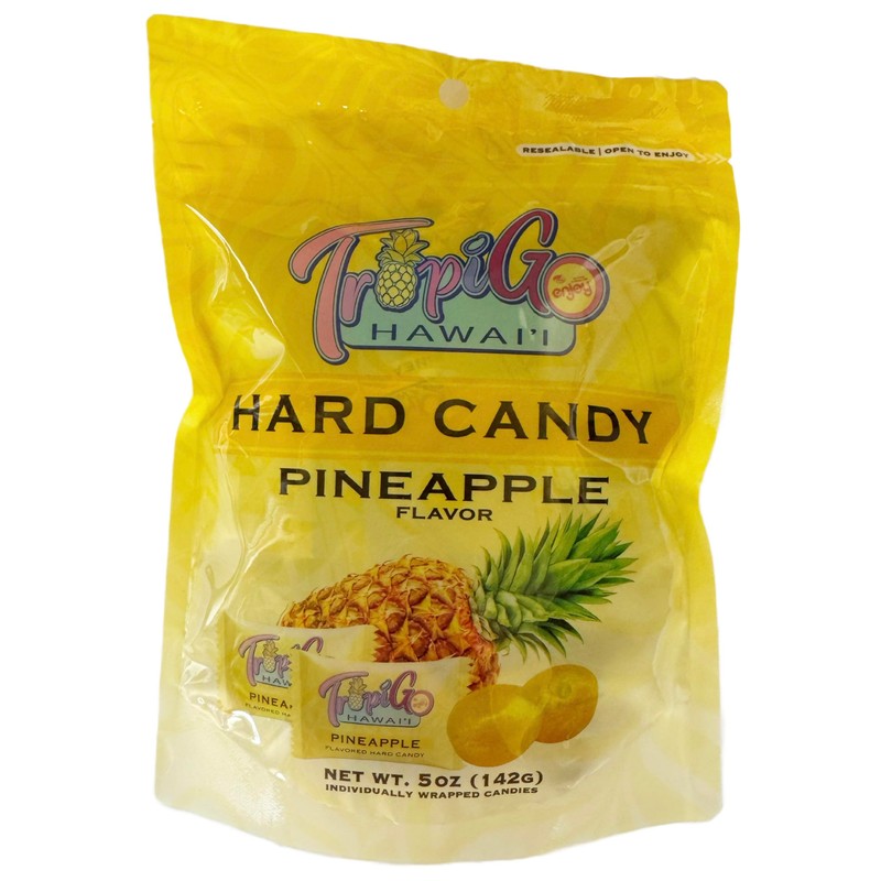 TropiGo Hawaii Tropical Hard Candy (Pineapple)