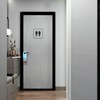 Bin nicht da - Herzlich willkommen Rabbit Door Hanger as