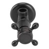 Solid Brass Angle Stop Valve Retro Thickened Cold Hot Triangle