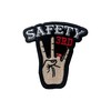 AKIKOPATCH Safety Third Embroidery Iron On Patches, Size 3" Lineman