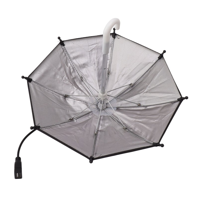 10W Solar Panel Phone Umbrella Rain Protection Phone Stand Charging