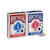 BICYCLE "Blue & Red" JUMBO INDEX: 2 Decks