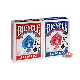 BICYCLE "Blue & Red" JUMBO INDEX: 2 Decks