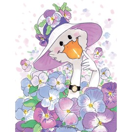 Suzy's Note Card Collection Stationery, Grandma Gussie's Pansies - 10873