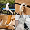 Round Purse Hooks for Tables and Bars, 3Pcs Round Handbag