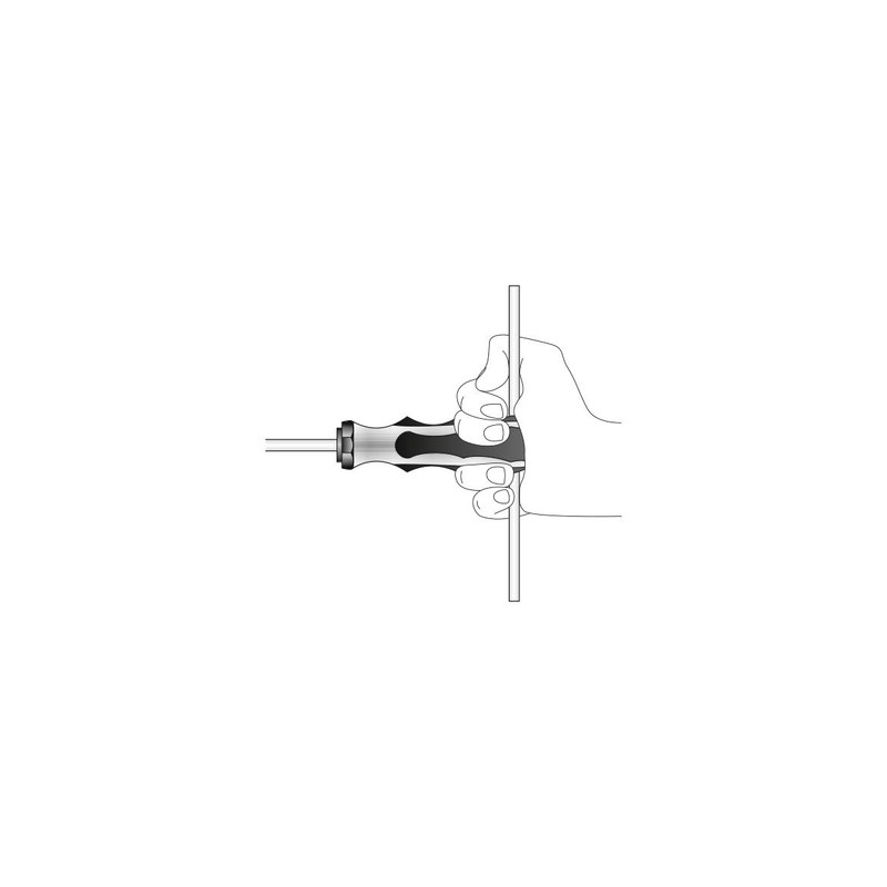 Matador (Slotted) 2K-Screwdriver, 12 x 200 mm, 0605 2012