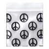 1000-1" x 1" 1010 Peace Small Zipper Lock Baggies Craft