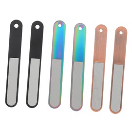 IWOWHERO 6pcs Nail Shaping Files Natural and Artificial Nail Smoothing Includes and for Home and Salon Use