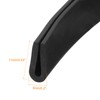 uxcell U Channel Edge Trim, 3.3ft Length Rubber Guard Seal